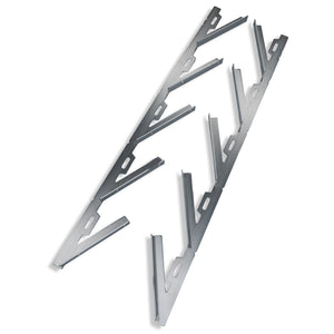 EZ Louver Bracket Pair - Silver