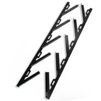 EZ Louver Black Powder-Coated Brackets